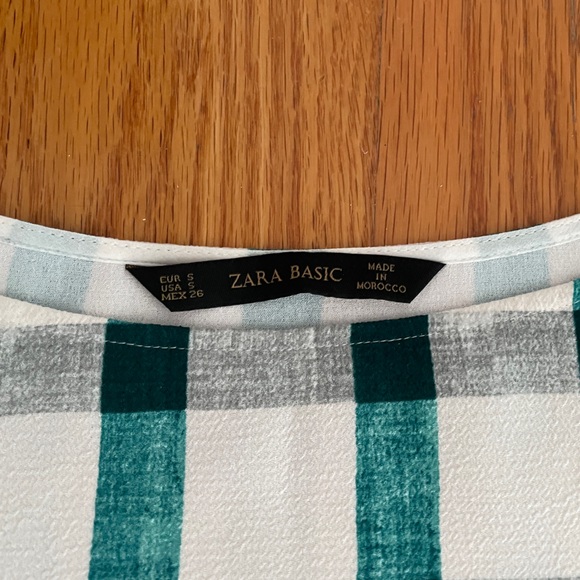 Zara Gingham Pencil Skirt + Top Set - Picture 6 of 8